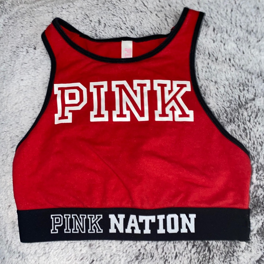 High rise sports bra